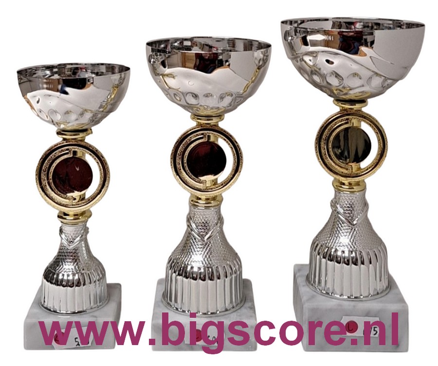 AUB 022 Beker Goud-Zilver LAATSTE Serie OP=OP!!
